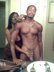 Amateur black couple fron New York, nude and always ready for sex.