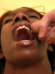 First time black cum swallower takes two loads